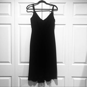 Evan Picone LBD with 💎 crystal accent straps